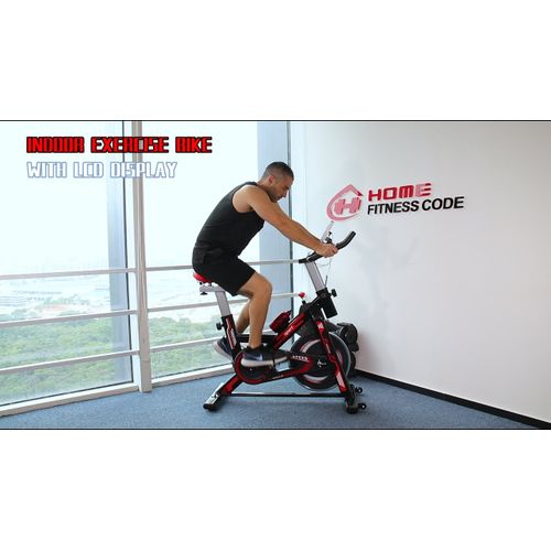 Vélo sport D'intérieur - Vélo D'exercice Stationnaire avec Écran LCD