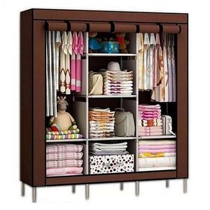 Armoire Penderie 3 Battants en tissu