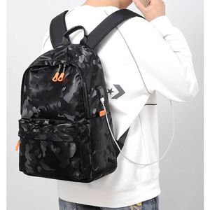 Sac à dos USB portable décontracté, sac initié par ordinateur, hommes et femmes, mode, 14"