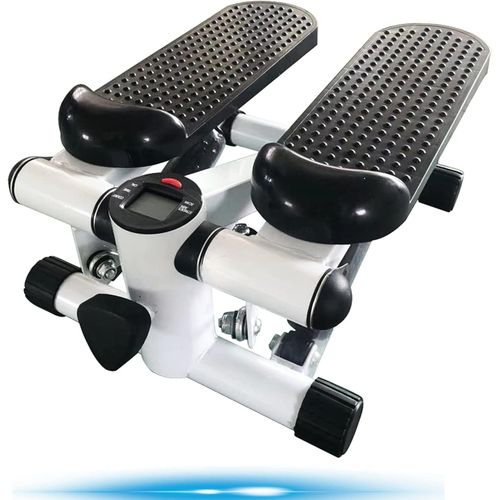 Mini Stepper  Multifonctions avec écran et Cordes Élastiques, Poids supporté jusqu'à 100kg