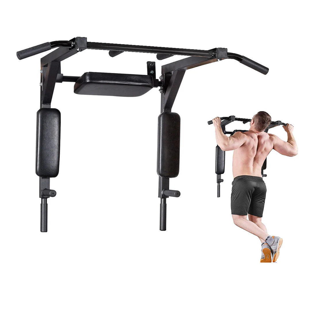 Barre fixe de traction double fit