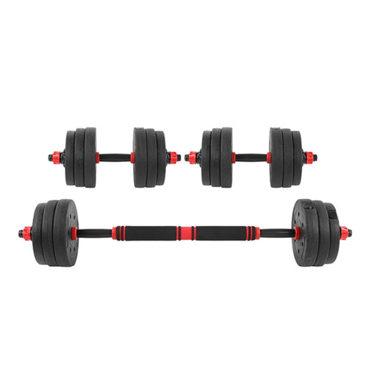 Haltères 20Kg Réglables avec Barre de Connexion